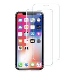 Schutzfolie iPhone X/XS Gehärtetes Glas - Gehärtetes Glas - Transparent