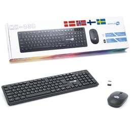 Simpletek Tastatur QWERTY Nordisch Wireless MK-03B