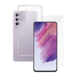 Hülle 360 Galaxy S21 FE 5G und schutzfolie - TPU - Transparent