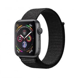 Apple Watch Series 4 (2018) GPS + Cellular 44 mm - Aluminium Space Grau - Sport loop Schwarz