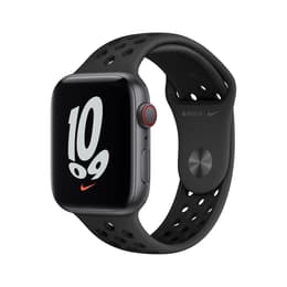 Apple Watch Series SE 1 (2020) GPS + Cellular 44 mm - Aluminium Space Grau - Nike Sportarmband Schwarz