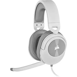 Corsair HS55 Kopfhörer Noise cancelling gaming mit kabel mit Mikrofon - Weiß