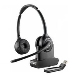 Plantronics Savi W420-M Kopfhörer Noise cancelling wireless mit Mikrofon - Schwarz