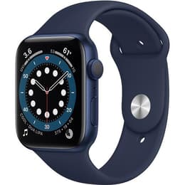 Apple Watch Series 6 (2020) GPS 44 mm - Aluminium Blau - Sportarmband Blau