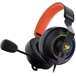 Cougar Phontum Pro Kopfhörer Noise cancelling gaming mit kabel mit Mikrofon - Schwarz/Orange