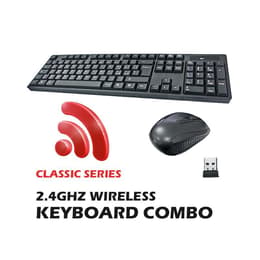 Simpletek Tastatur QWERTY Italienisch Wireless Set tastiera e Mouse