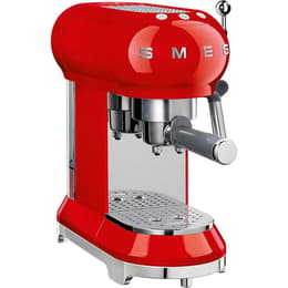 Kaffeemaschine Nespresso kompatibel Smeg expresso ECF01RDEU 1,0000L - Rot