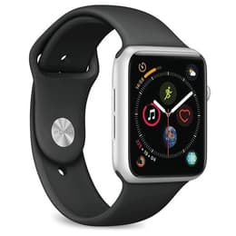 Apple Watch Series 6 (2020) GPS 44 mm - Aluminium Silber - Sportarmband Schwarz